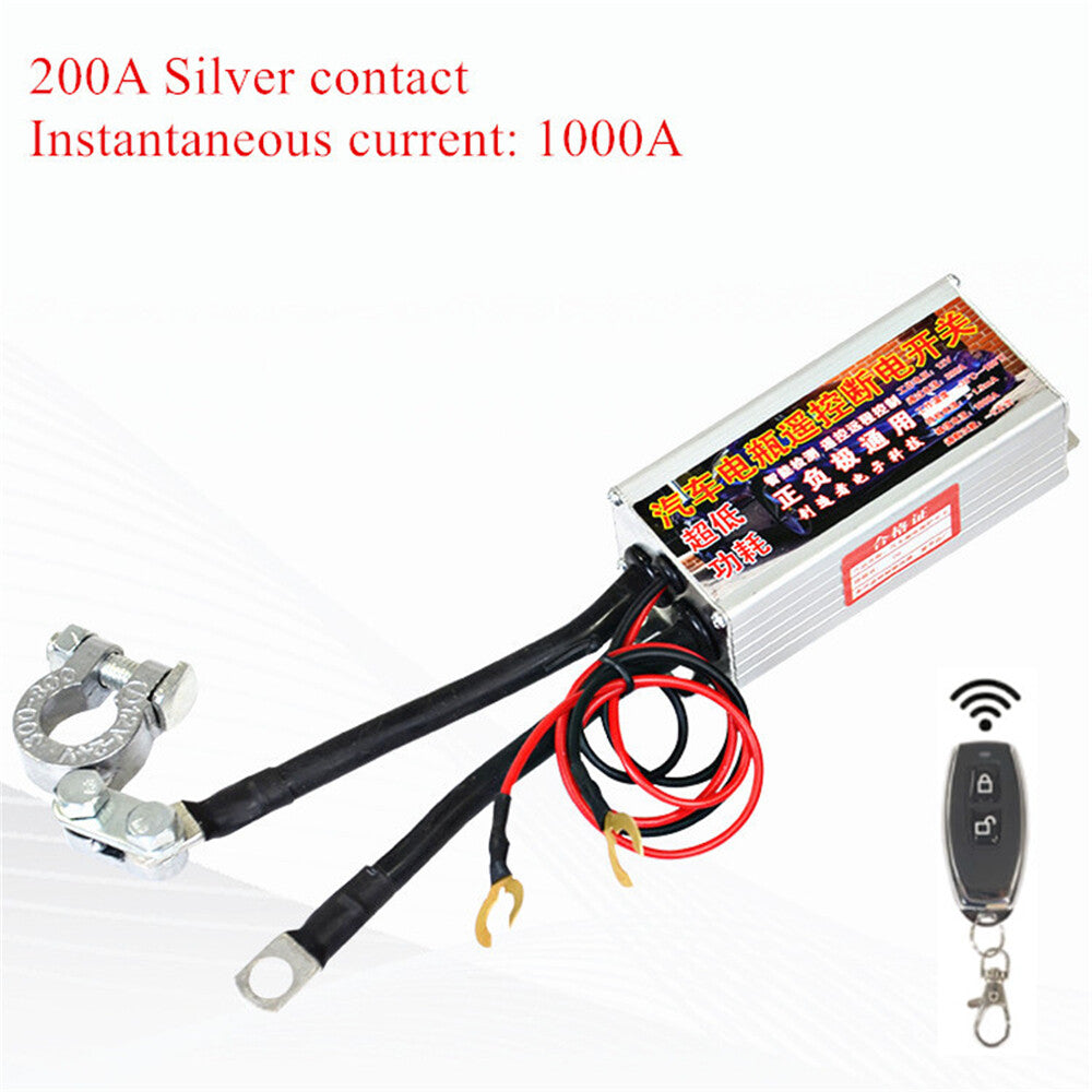 12v 200A Integrated Wireless Remote Control Battery Disconnect Isolator Switches