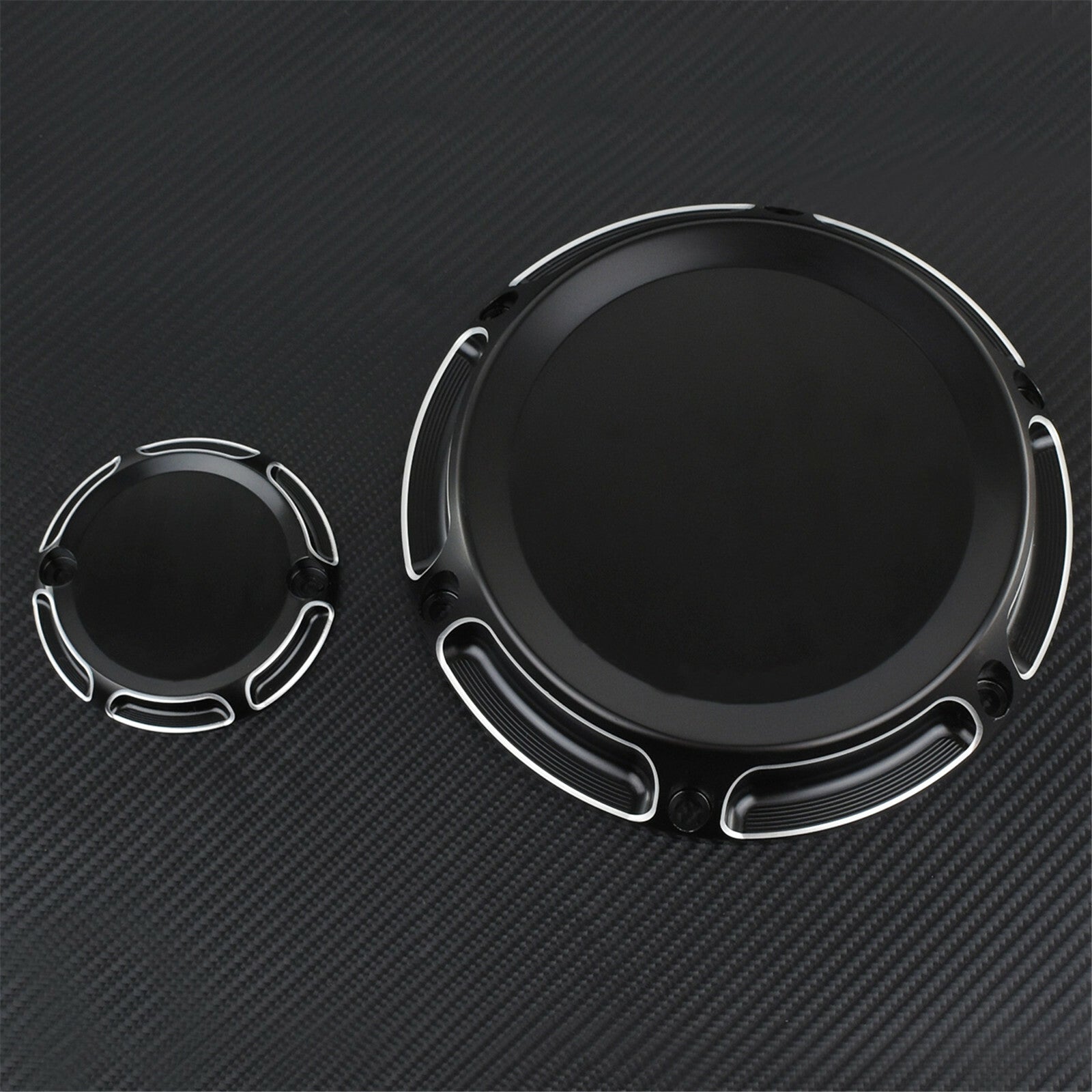 Black CNC Derby Cover Timing Timer Cover Fit for Harley Sportster XL XR 2004-19