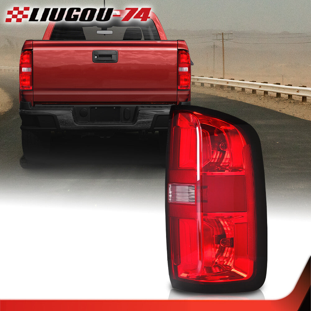 new, suitable for 2015-2022 for Chevrolet Colorado, passenger side taillight with right bulb.