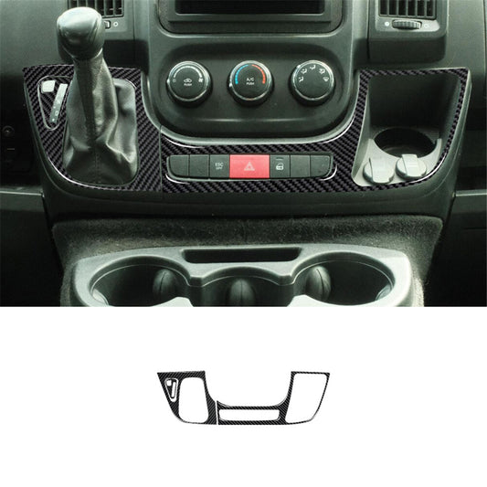 Carbon Fiber Central Gear Shift Out Frame Cover Trim for RAM Promaster 2014-2021