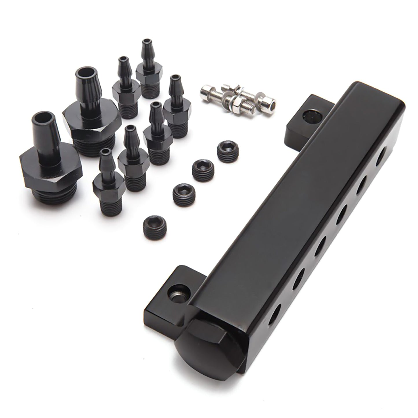 Black Vacuum Manifold Kit Durable Turbo Wastegate Boost Block Intake Manifold