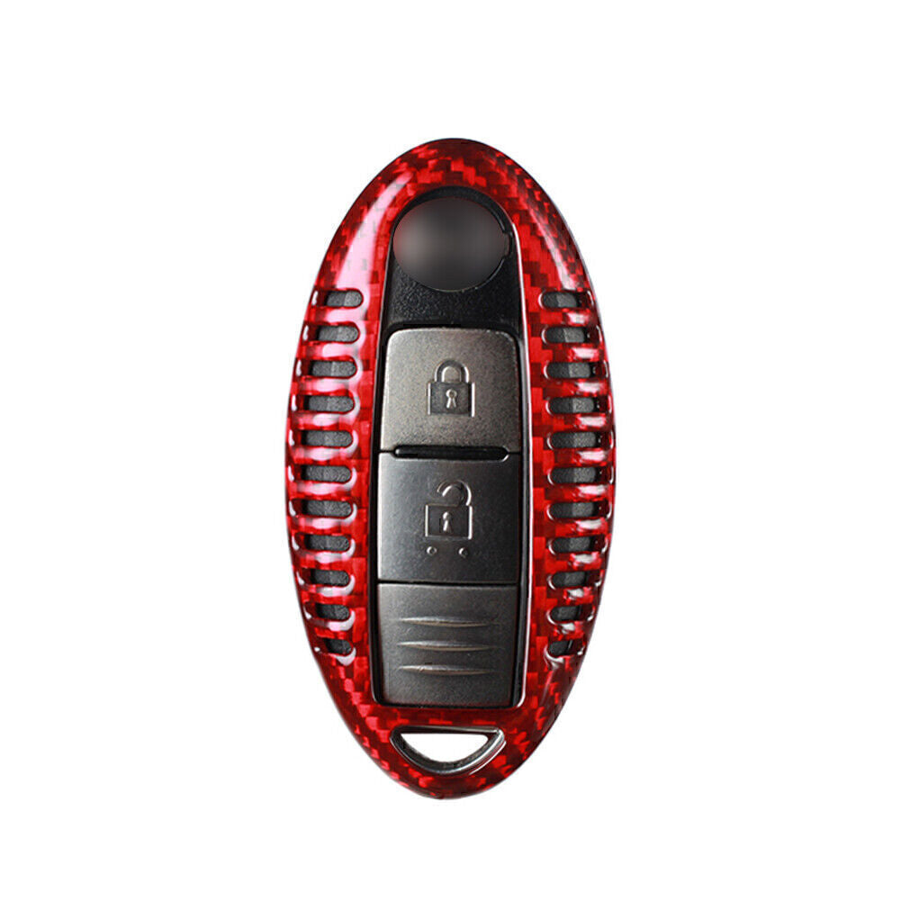 1X Carbon Fiber Car Remote Key Shell Cover Case for Infiniti Q50 Q60 Q70 QX56