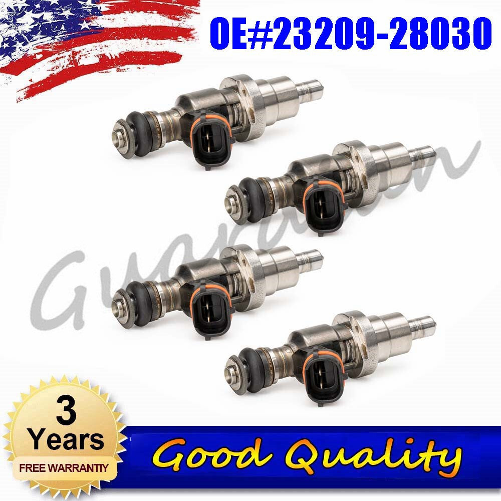 4-piece fuel injector 23209-28030 suitable for Toyota Noah, Voyage, Gaia, Nadia, Vista, and Caldina.