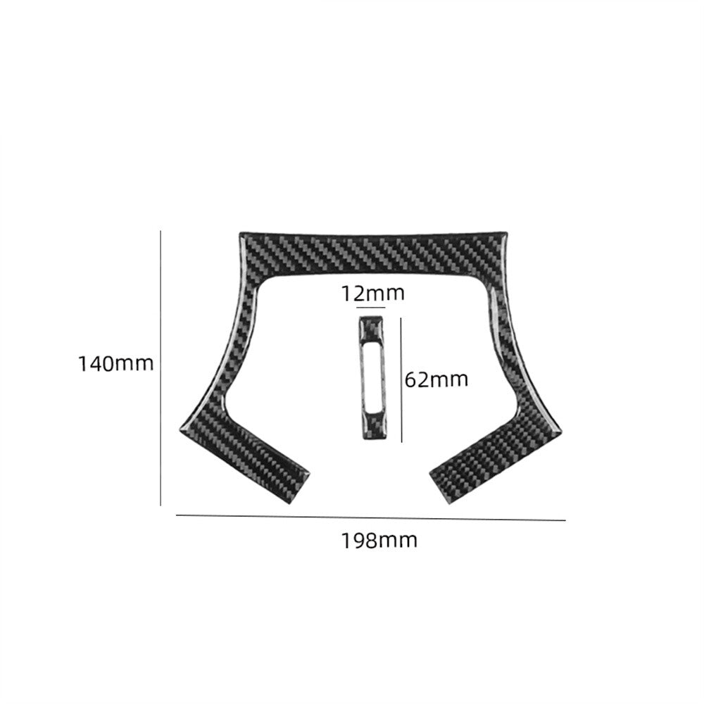 for Mercedes-Benz C Class W203 2005-07 Rear Air Vent Outlet Cover Carbon Fiber¡Á2