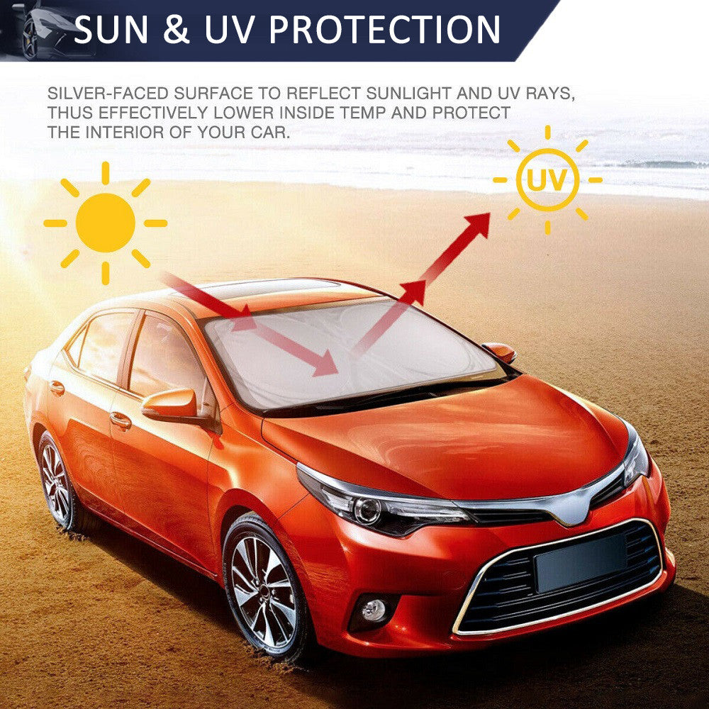 for HONDA Car Windshield Sun Shade Foldable Screen Heat UV Block Visor Cover