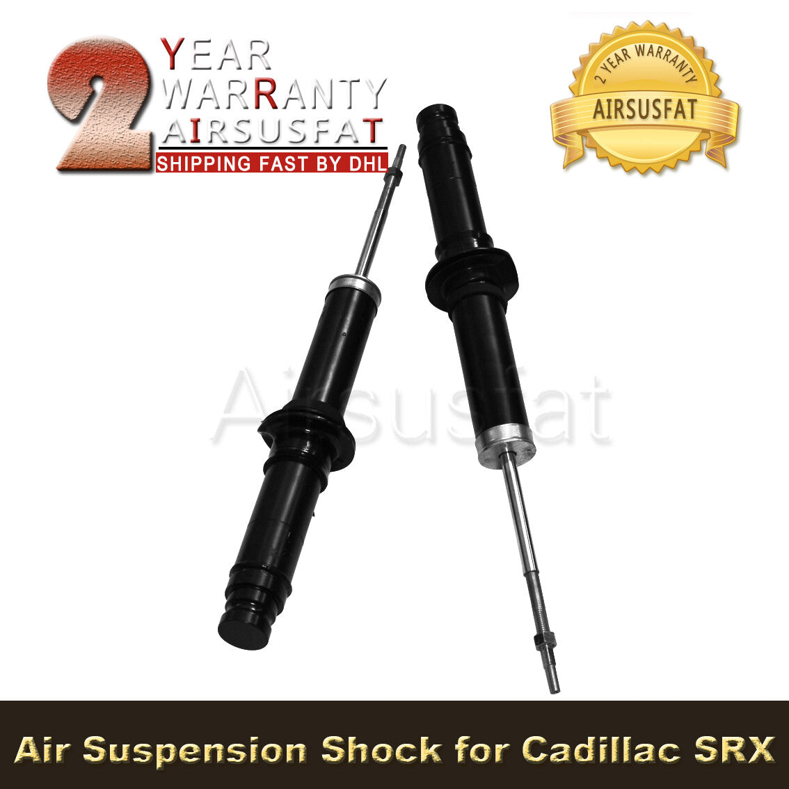 2pcs Front R+L Air Suspension Shock Absorber W/ Magnetic for Cadillac SRX 04-09