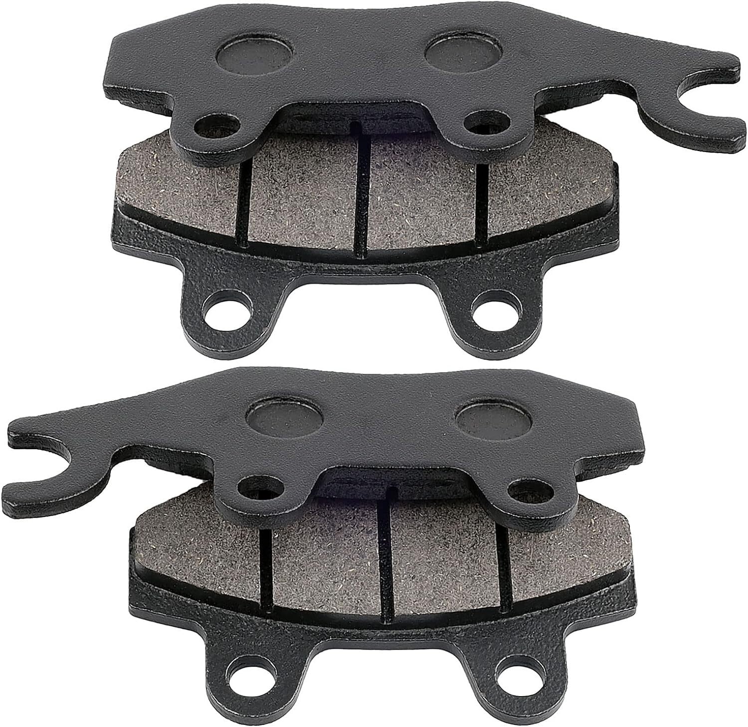 Front Rear Brake Pads for Kawasaki Bayou 300 400 Mule Pro 820 1000 2015-2023
