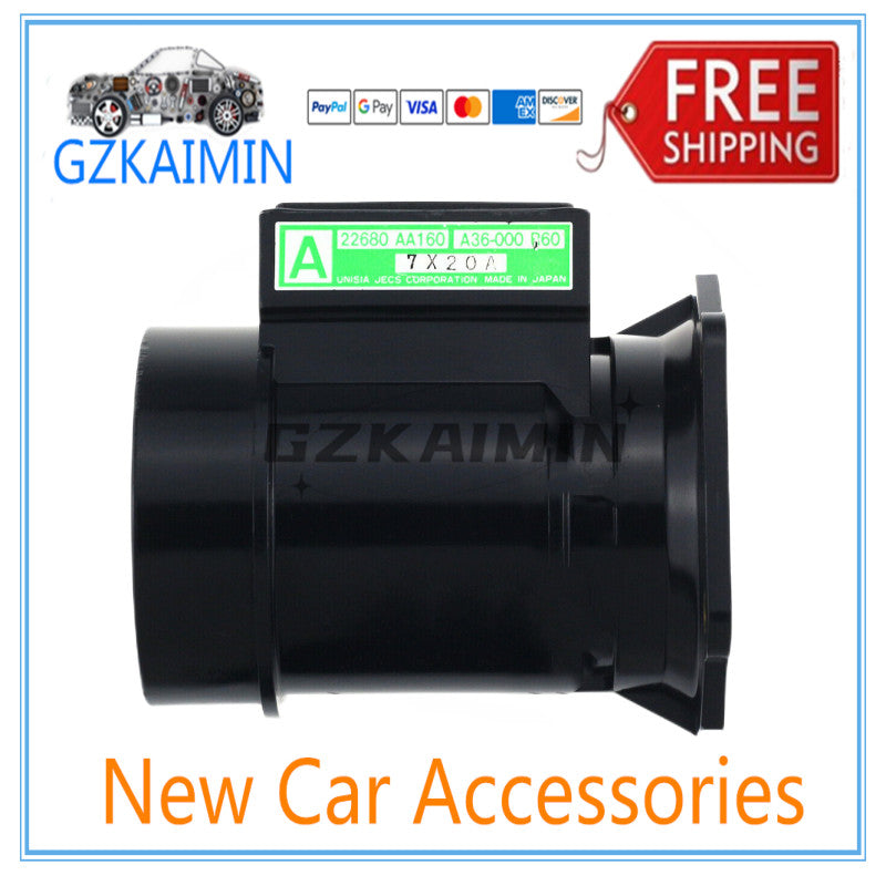 The new Mass Airflow (MAF) sensor is compatible with the for Subaru Forester Impreza Legacy 22680AA160.