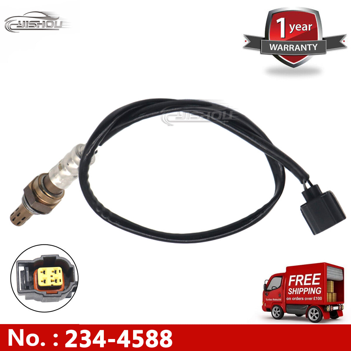 O2 oxygen sensor suitable for Chevrolet , for Dodge , for Jeep , for Ram , for Mitsubishi for VW 2.0L, 2.4L 234-4588