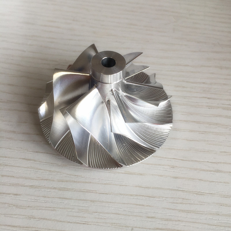 GTA15-25 41.55/56.03 mm 6+6 Blade Performance Turbine Billet Compressor Wheel