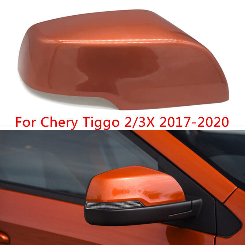 Orange RH Rearview Door Mirror Shell Cover Cap for Chery Tiggo 2/3X 2017-2020
