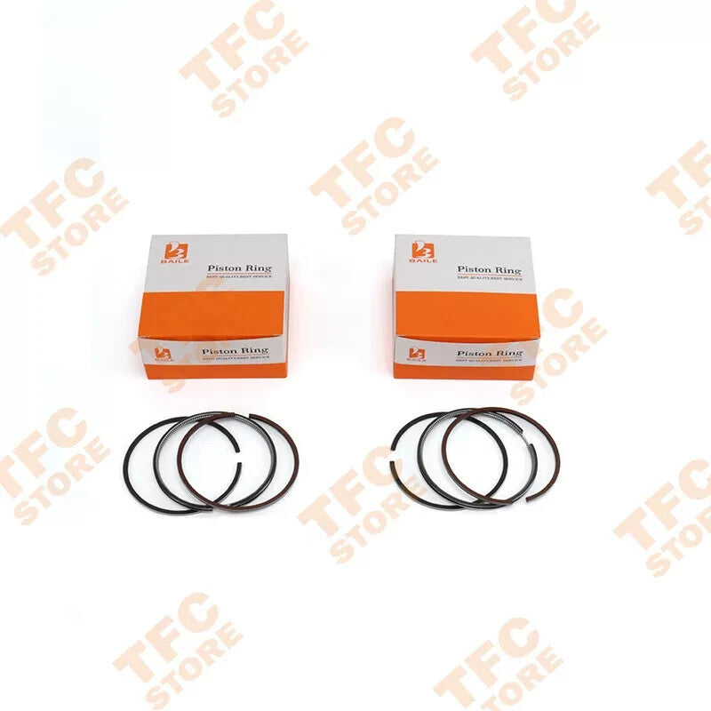 2 Sets 2D66 Piston Ring For Kubota Engine 66mm2+2+4 Overhaul Rebuild Kit