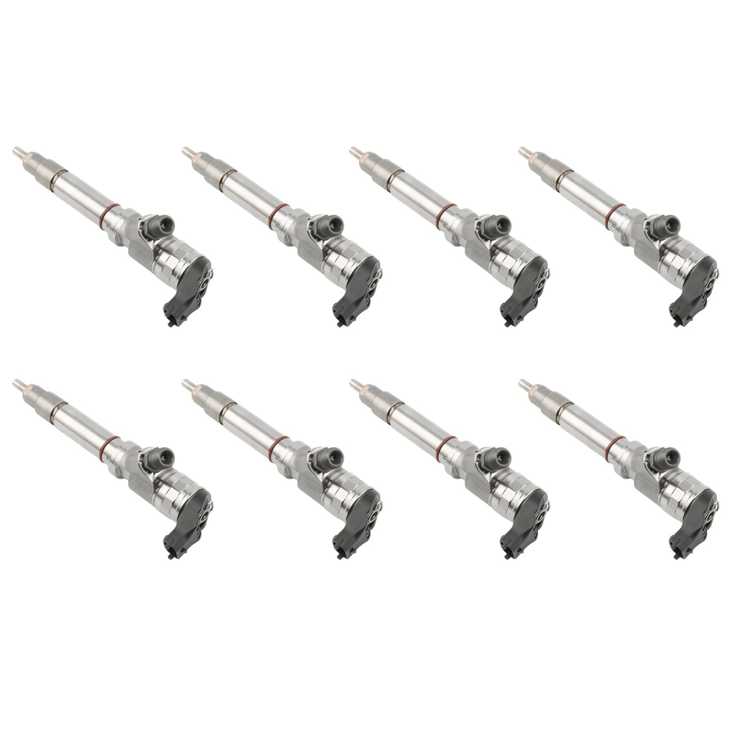 Set of 8 For 2004.5-2005 6.6L LLY GM for Chevrolet Duramax 97780144 Fuel Injectors