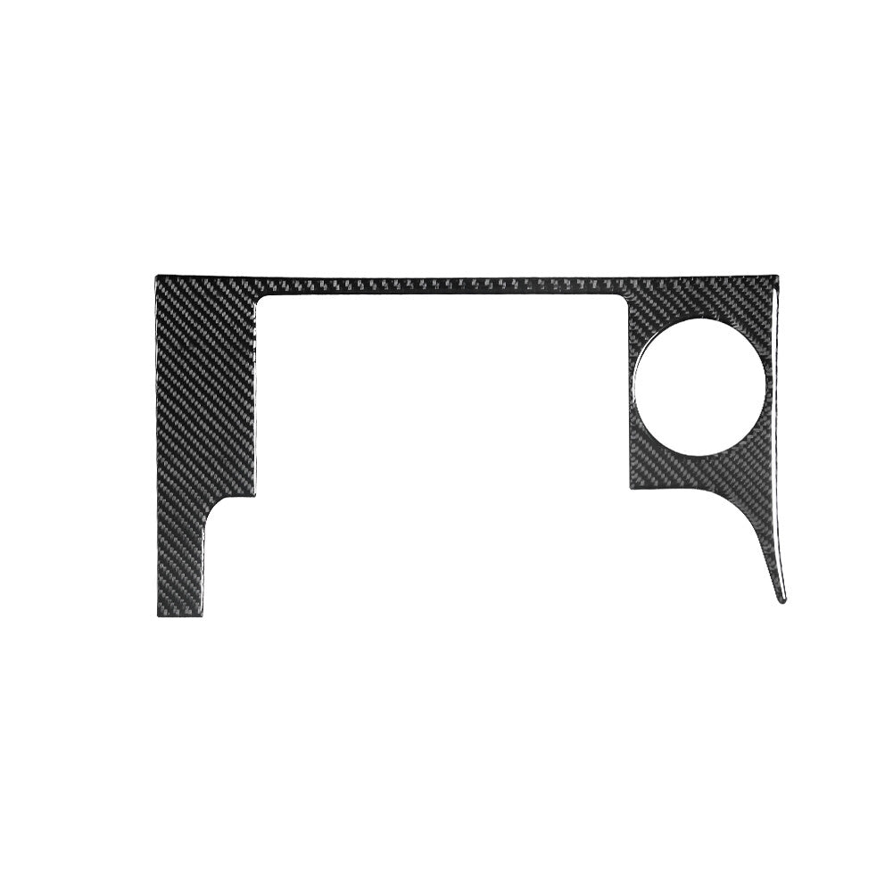 Water Cup Slot Frame Panel Trim Cover Carbon Fibre for Toyota Tundra 2007-2013