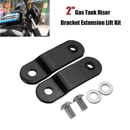 1 Pair 2 Gas Tank Riser Bracket Extension Lift for Harley Sportster 883 1200