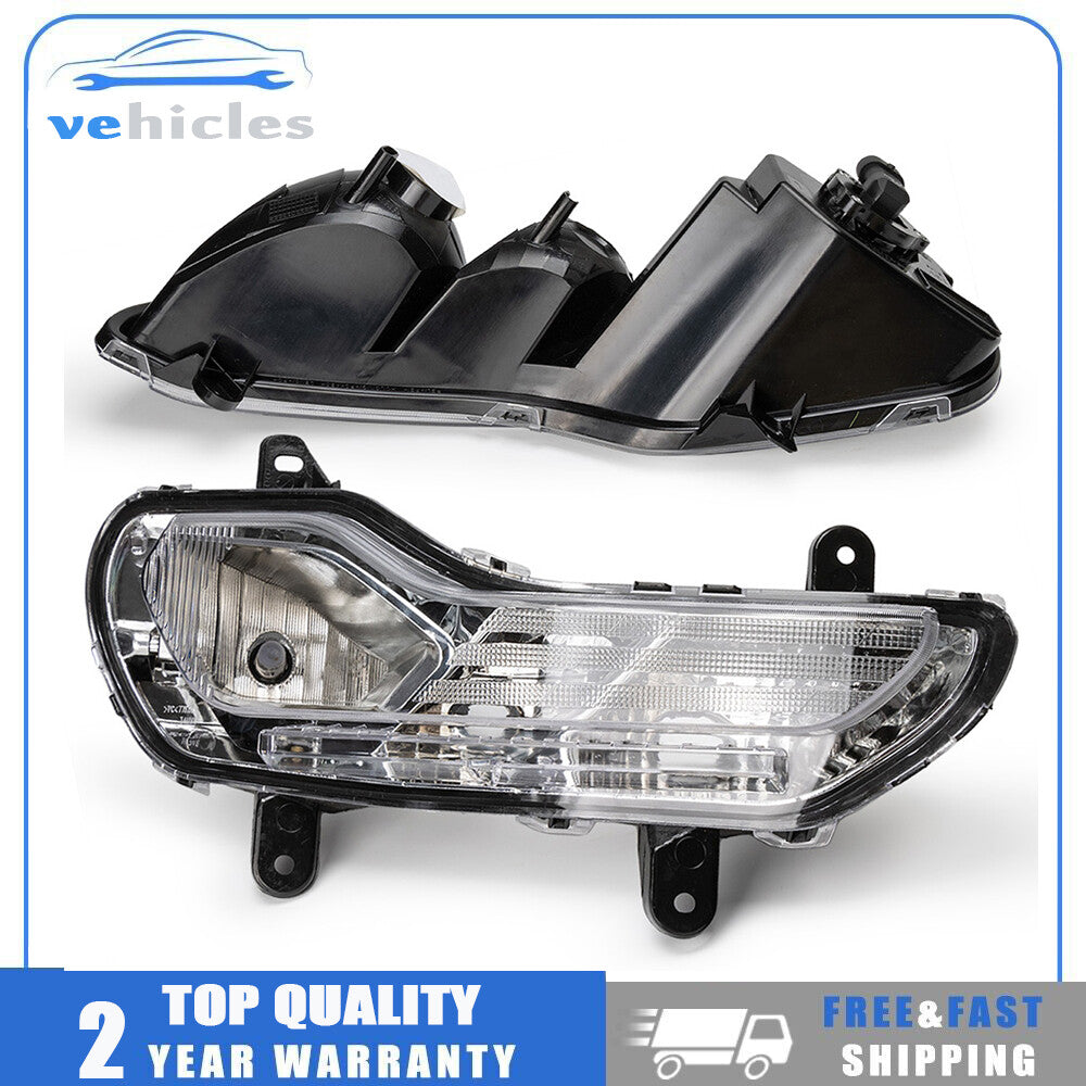 Two-piece collision avoidance fog light turn signal light set for Ford Escape 2013-2016 (Left + Right -)