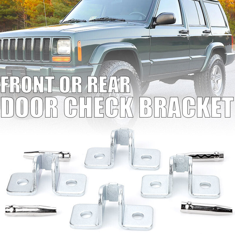 Pack of 4 for Jeep Cherokee 1984-01 55002361 Door Check Arm Assembly Repair Set