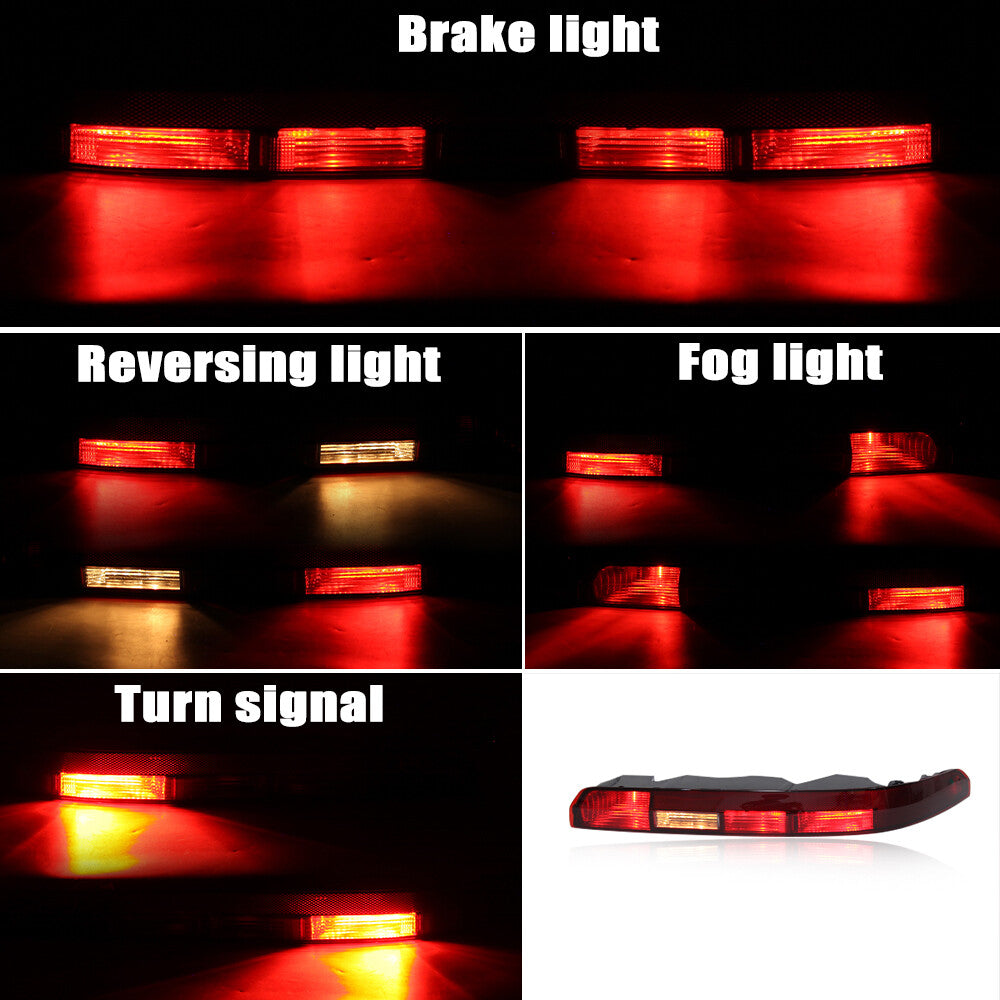 LED turn signal reflector on the right rear lower bumper for Audi Q7 2016 - 2021 EU