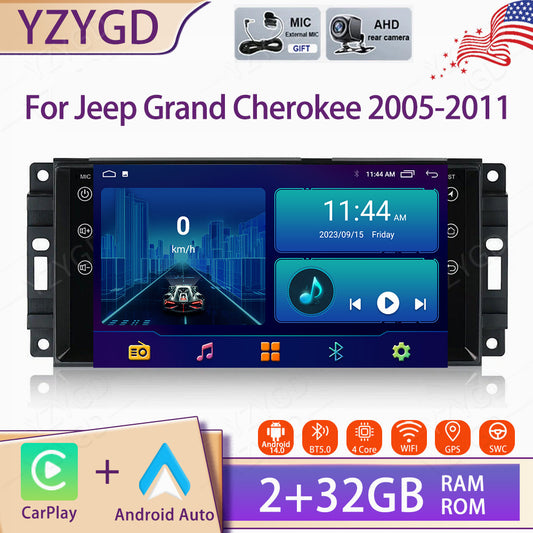 Android Carplay for Jeep for Grand Cherokee 2005-2011 Car Stereo Radio GPS Screen BT