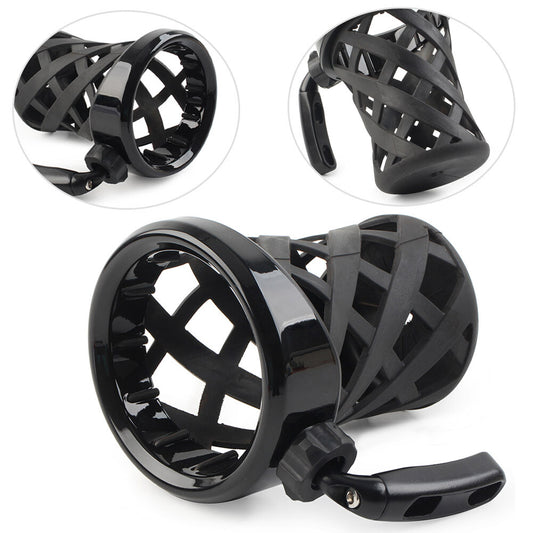 Handlebar Cup Holder Drink W/Mesh Basket Mount Universal Longer for Harley Motor