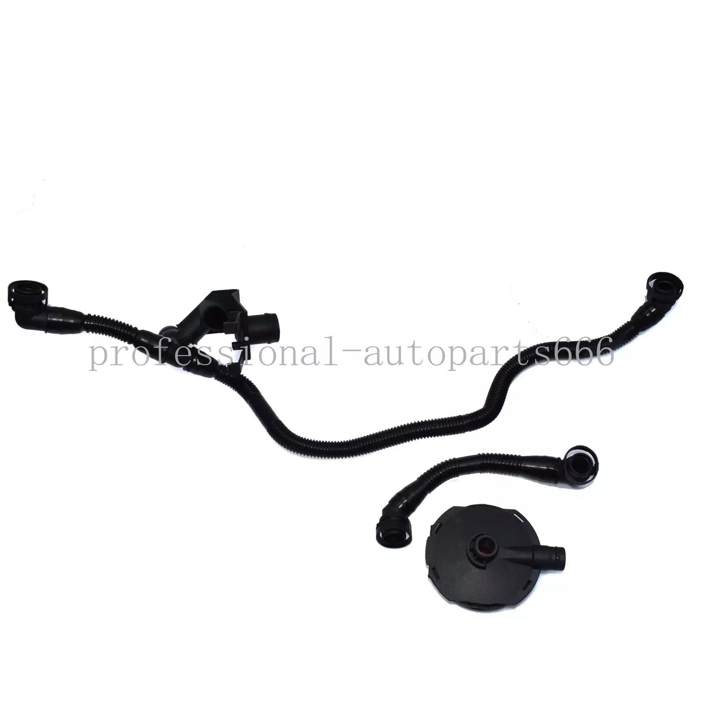 Crankcase ventilation valve and breather PCV vacuum hose for Audi A4, A6, for A8 Quattro 3.0 V6