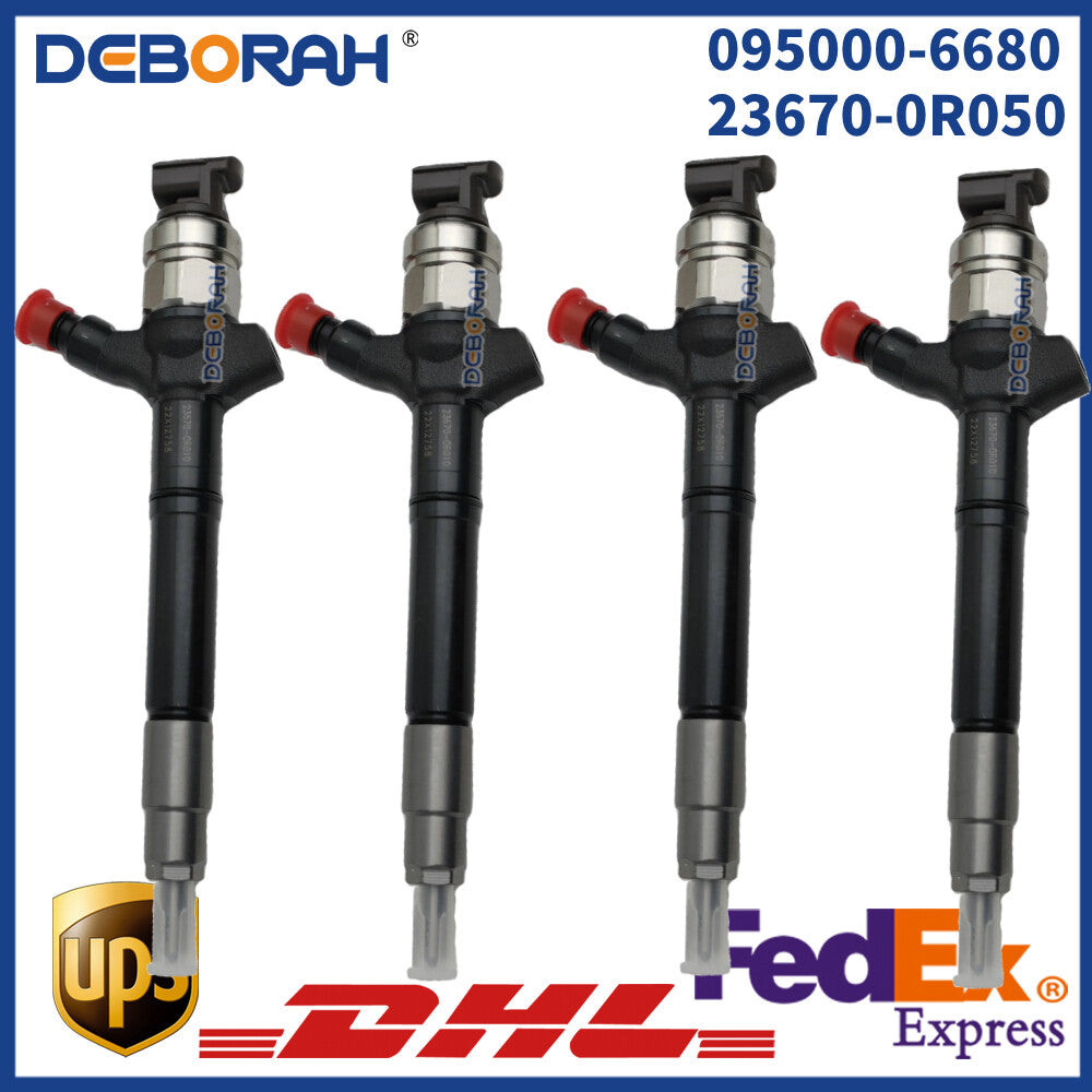 095000-6680 Fuel Injector Assembly 23670-0R050 for Toyota RAV4 2.0 D 1AD-FTV
