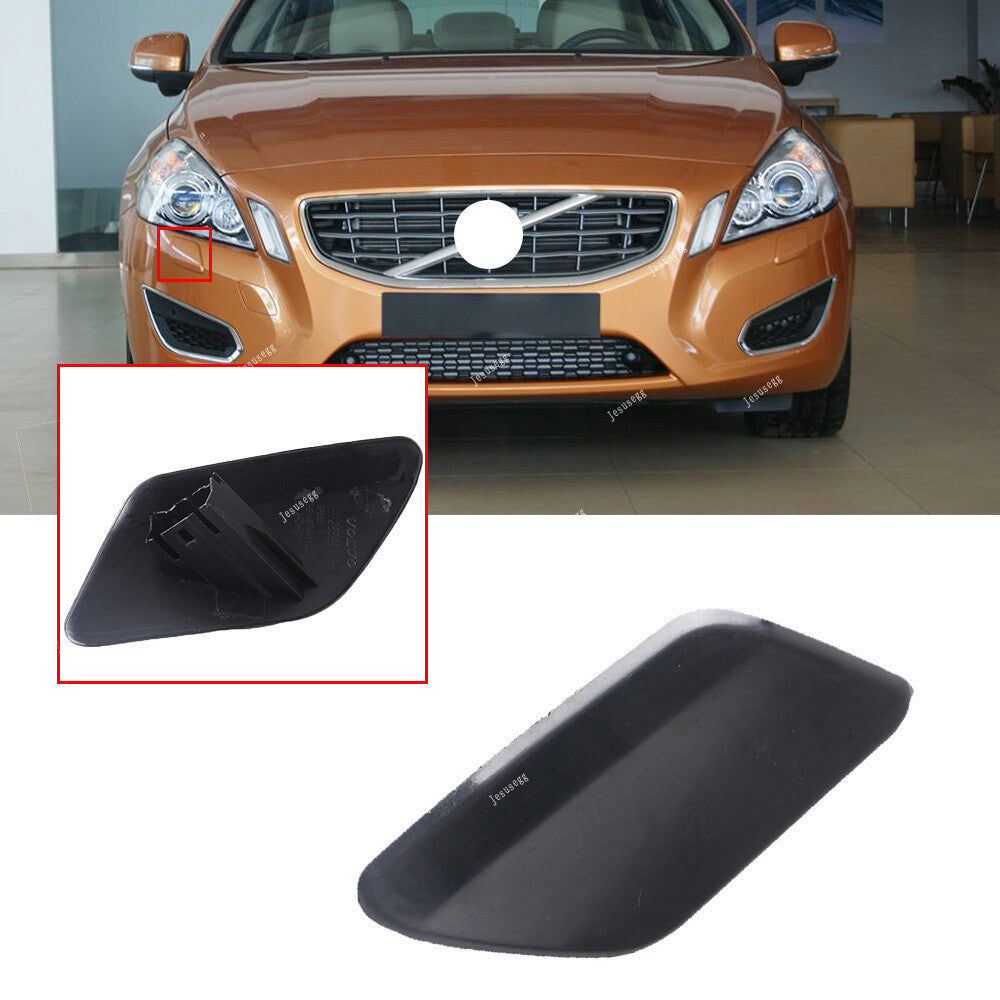 RH Right Hnad Bumper Headlight Washer Jet Cover Front For 2011 to 2013 for Volvo S60