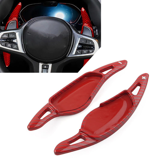 Fit for BMW 3/5/6/7/8 Series X3 X4 X5 X6 Red Steering Wheel Paddle Shifter Extension