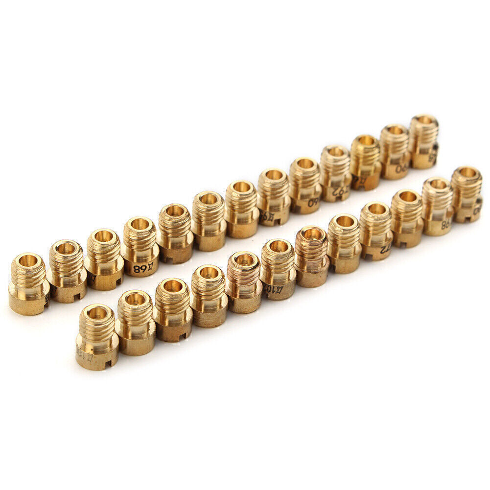 For Dellorto PHBG SHA 5mm 55-115 Replacement Gold 10x Carburetor Main Jet