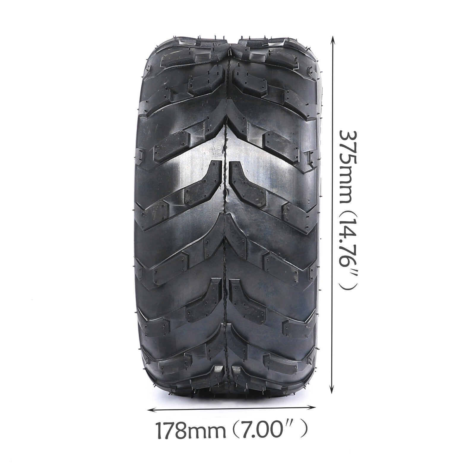 4-pack 16x8x7 tubeless all-terrain vehicle/go-kart tires 200/55-7 off-road tires - Taodao