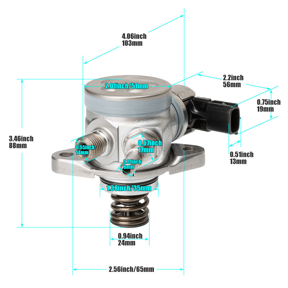 High Pressure Fuel Pump 166307214R for Nissan Qashqai 1.2 DIG-T HRA2DDT HR12DDT