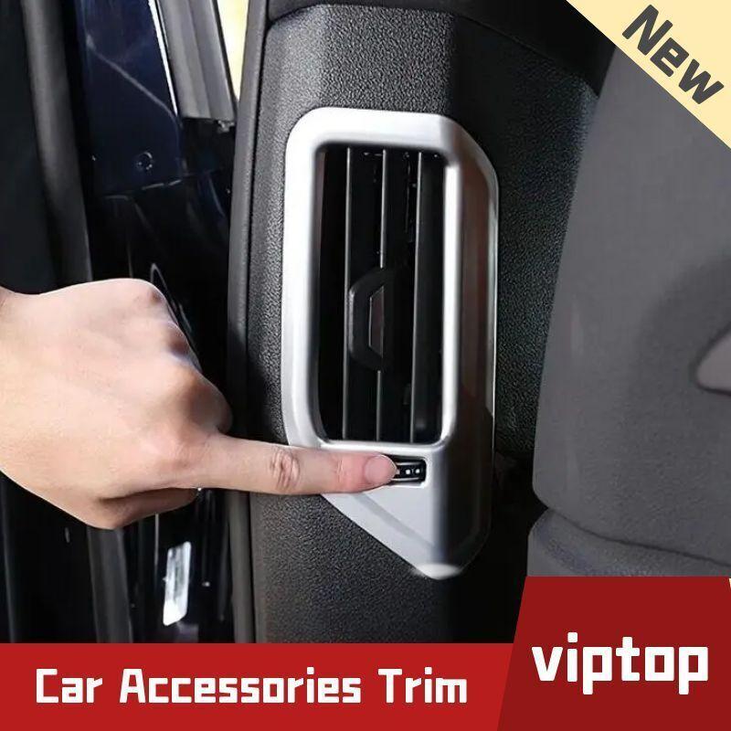 for BMW X5 X7 G05 G07 2019-23 Silver B Pillar Air Outlet vent Frame Cover Trim2