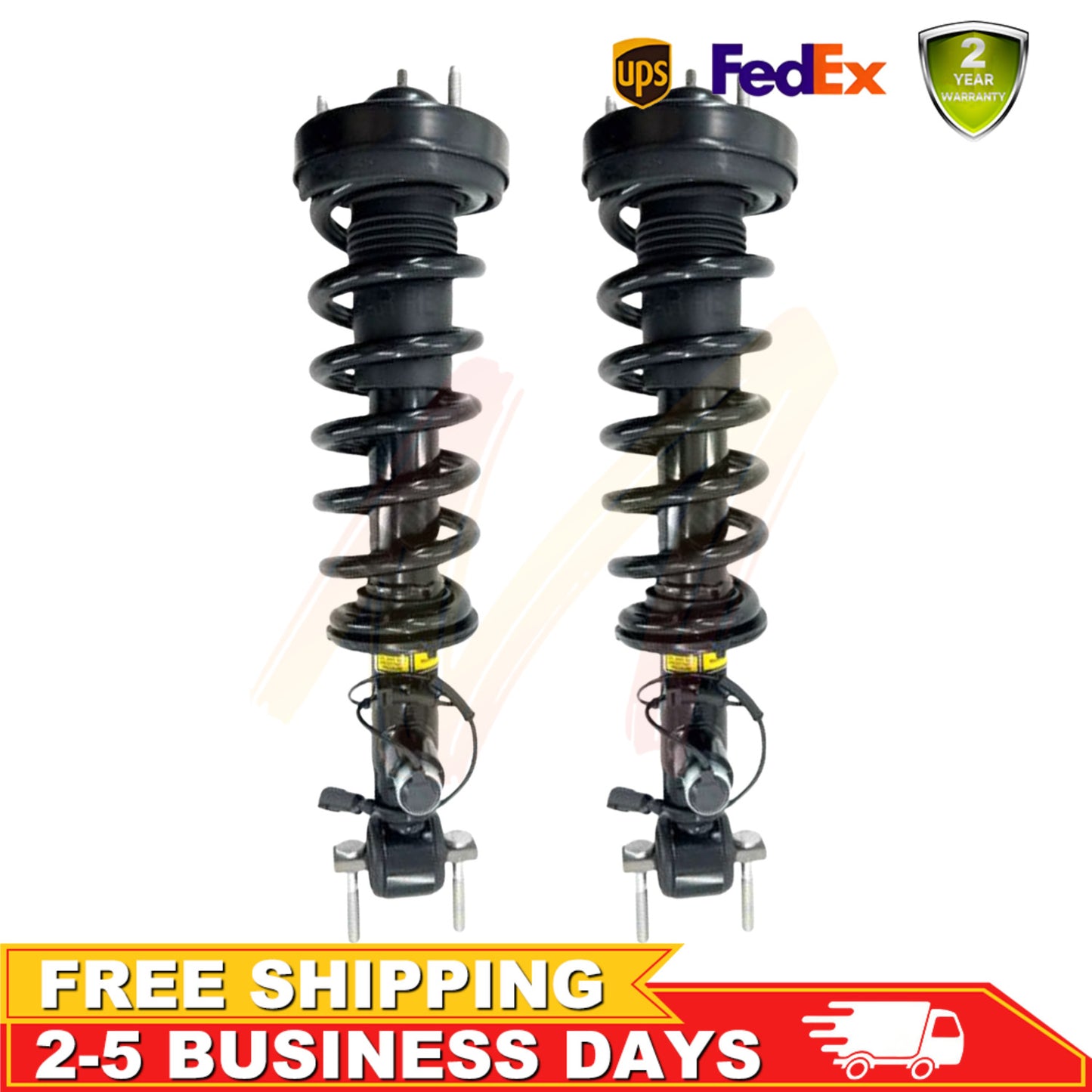 2X Front Strut Assy 2X Rear Shock Electric for Cadillac for Escalade Suburban for Yukon