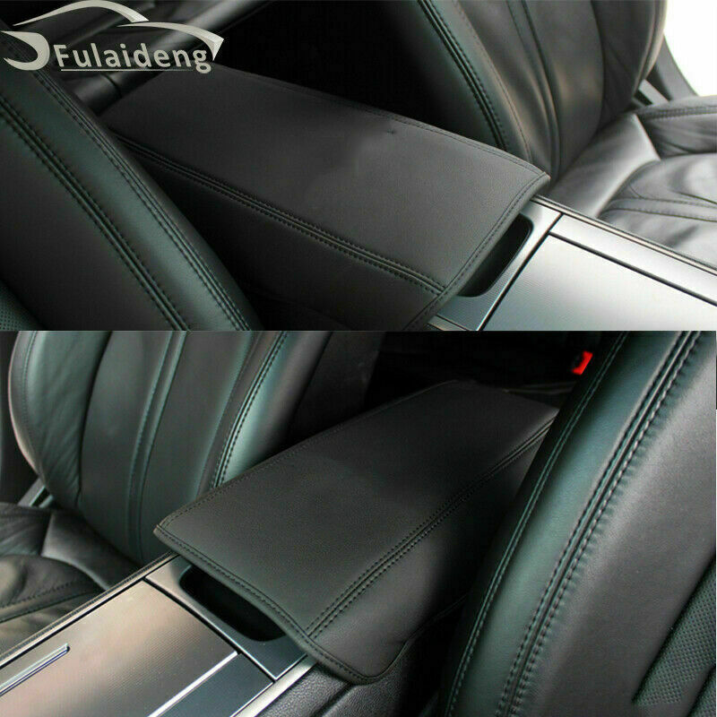 for Lincoln MKZ 2017-2019 Black Armrest Pad Cover Center Console Box Cushion Mat