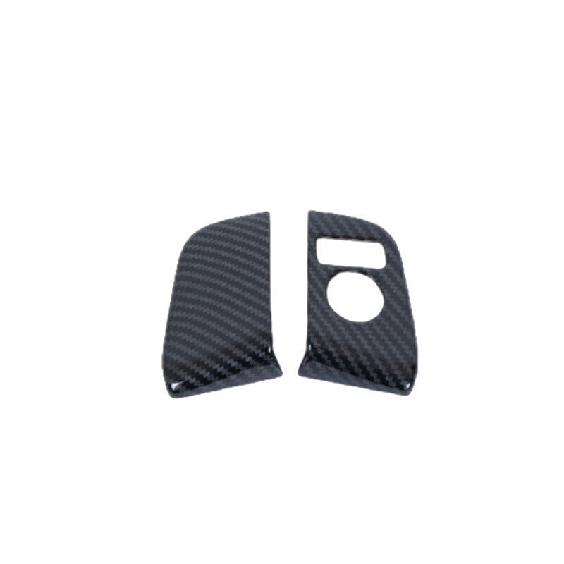 Car Rearview Mirror Adjustment Cover for Nissan Rogue Sport 17-21 Carbon Fiber
