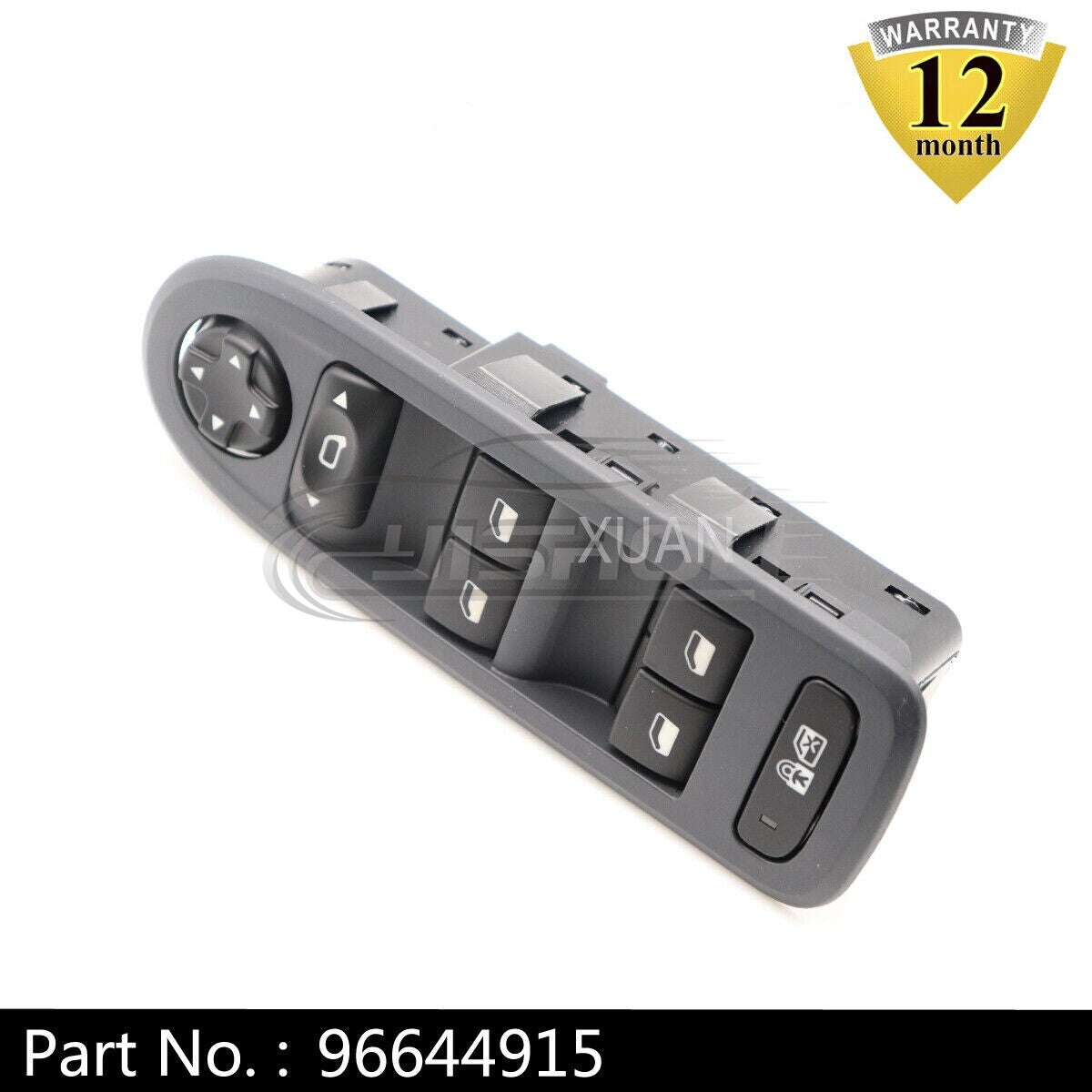 96644915 Main window switch is suitable for Peugeot 308 5-door hatchback 2008-2013.