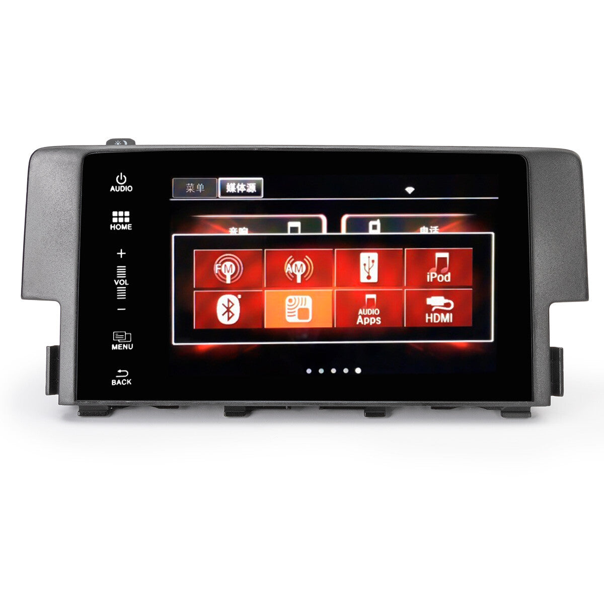 For 2016-2018 for Honda for Civic Digitizer 7 Display Touch Screen Radio 39710-TBA-A11