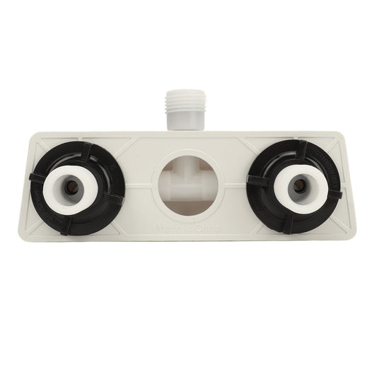 RV Shower Valve Diverter Easy To Install Shower Faucet With 2 Knobs For Boat