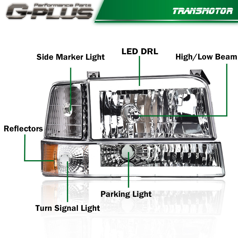 1992 - 1996 F150 F250 Same LED DRL [Brand Name] + [Brand Name] Butter Stick