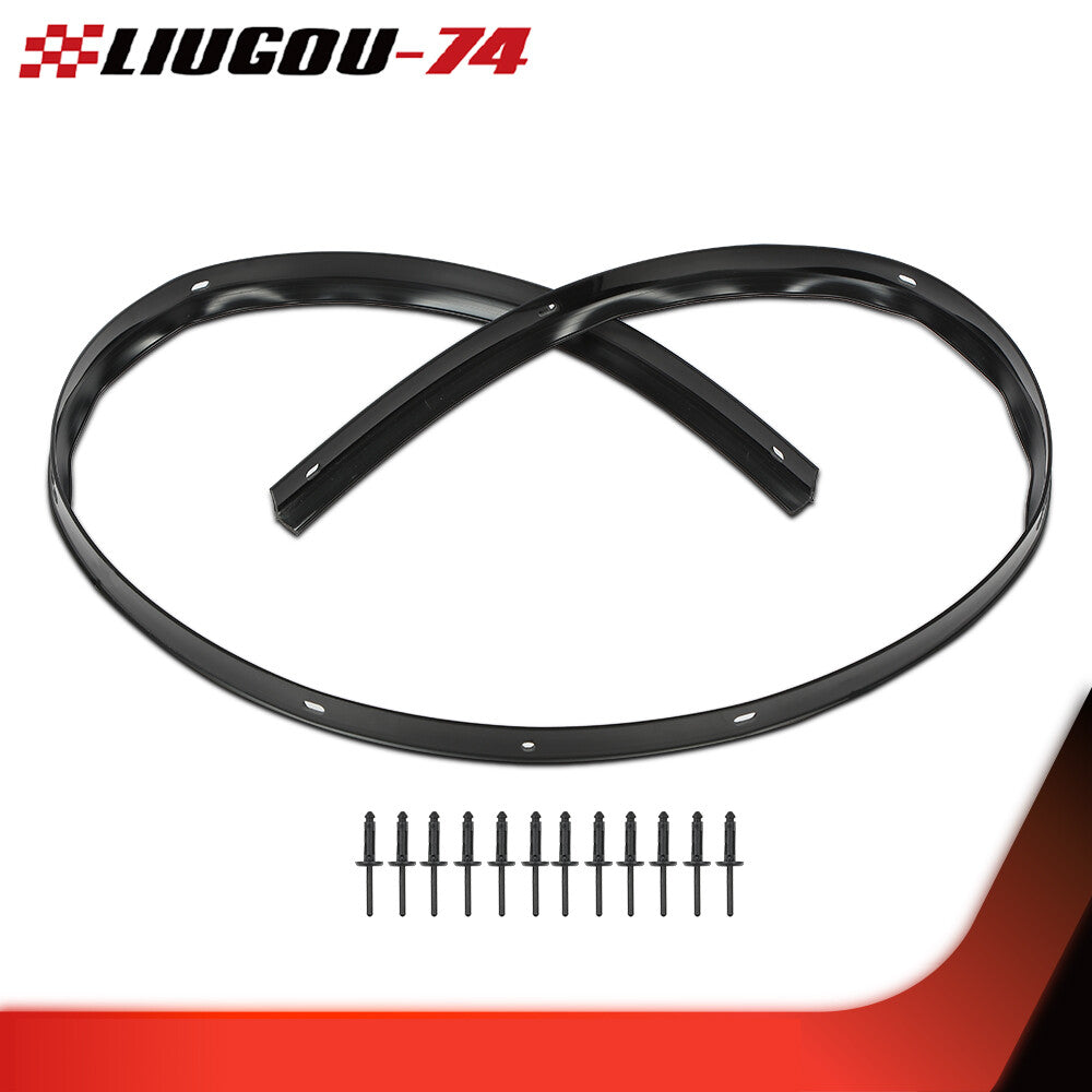Fits 2008-2022 for Dodge for Challenger front hood bumper Weatherstrip seals and rivets