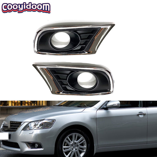 A pair of front bumper fog light covers for Toyota for Camry Aurent 2009 2010 2011