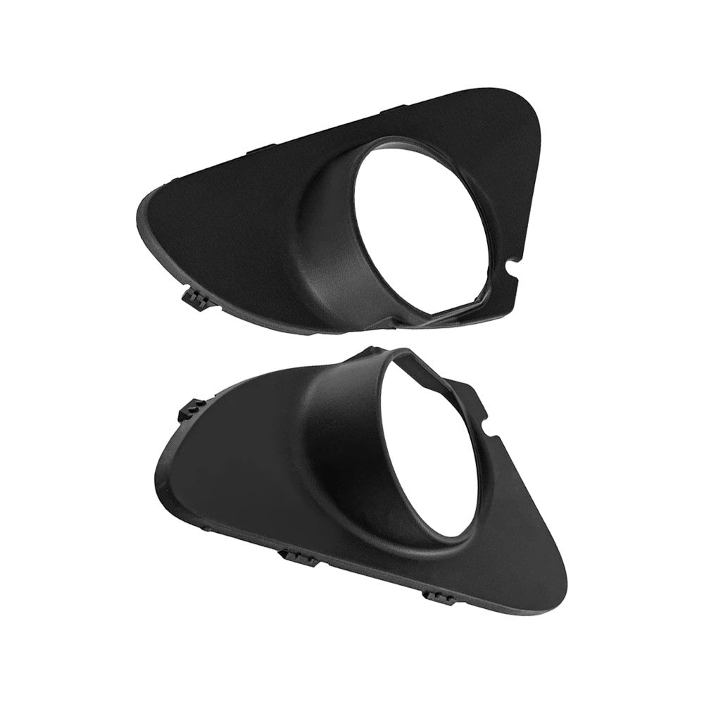 Left + Right Front Bumper Fog Light Lamp Covers Frame For 645CI 650I 650Ci 645