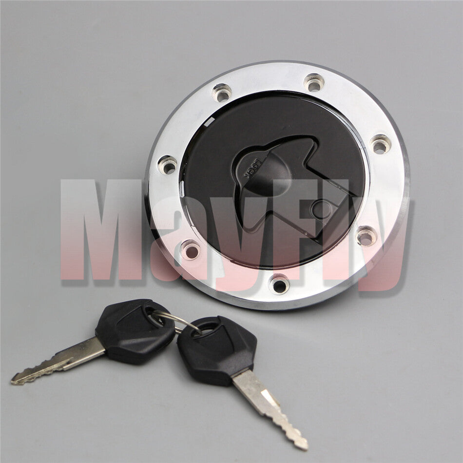 Fuel Gas Tank Cap Cover with Key Fit For 250R/600R/750R EX250F ZX600C/750F