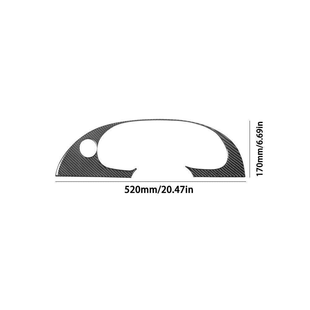 Carbon Fiber Speedometer Surround Cover Trim for Ford for Mustang Convertibl 2001-04