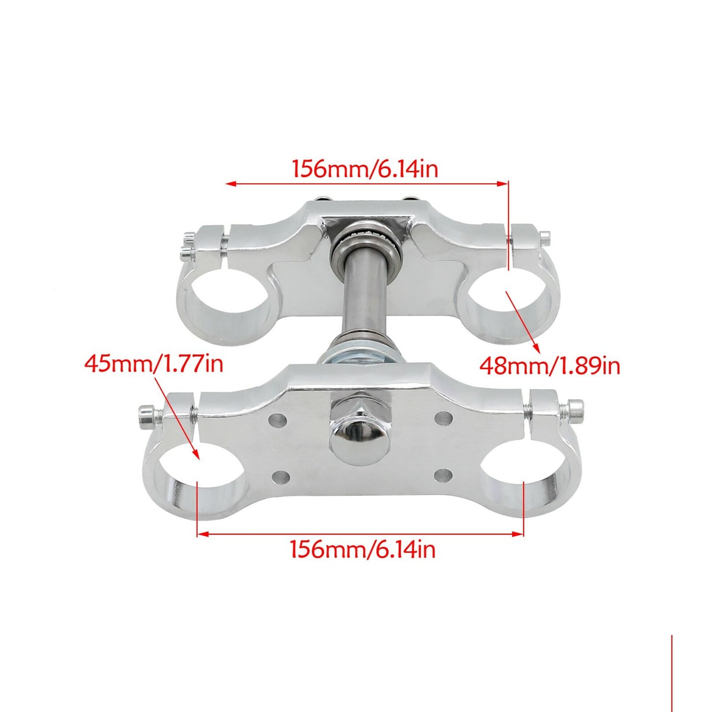 Upside-down 45/48mm three-tree fork suitable for Dirt Pit bikes Apollo 125cc and 150cc.