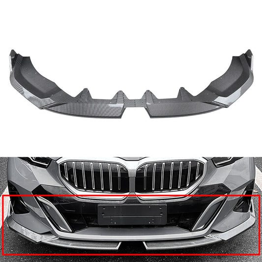 Front Bumper Splitter Spoiler Lip for BMW 5 Series I5 G60 G61 M Sport 2024+ 2024