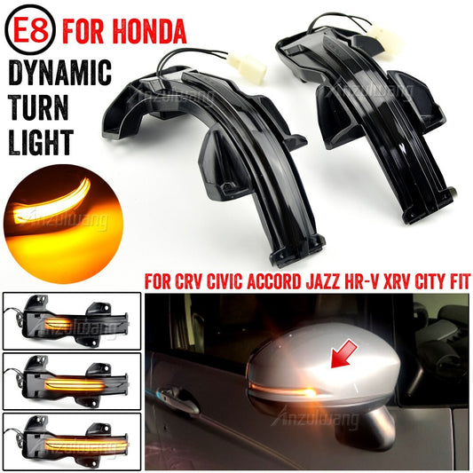 Dynamic Turn Signal Light for Honda CRV for CIVIC HR-V JAZZ VEZEL ODYSSEY XRV GREIZ