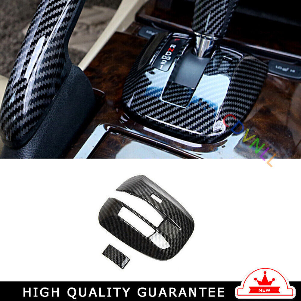 Inner Gear Shift Panel Decor Cover for Honda Accord Crosstour 08-13 Carbon Fiber