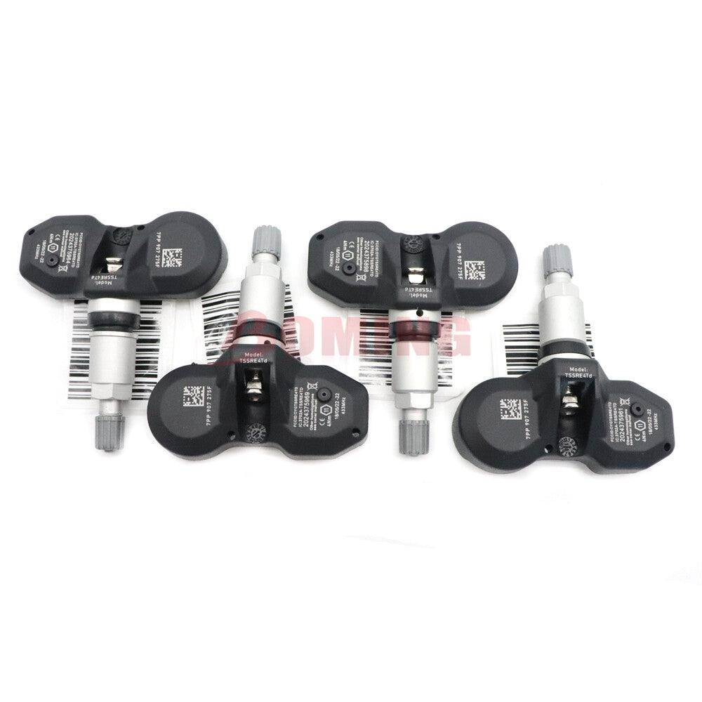4PCS Tire Pressure Sensor TPMS 7PP907275F for Audi for A4 for A6 for A8 Q7 R8 for VW 433MHZ