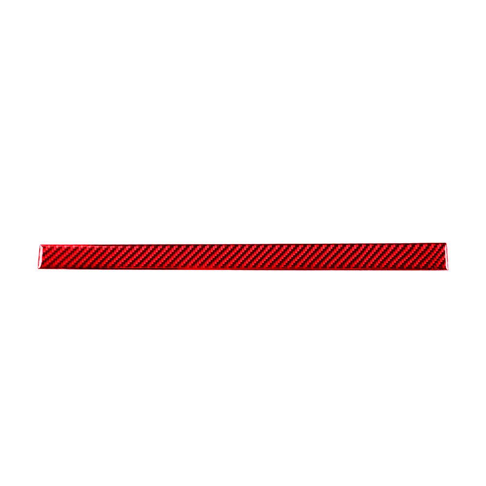 Red Carbon Fiber Center Watercup Holder Cover Trim for Toyota Tundra 2014-2018
